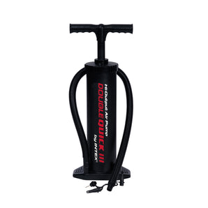 Inflador manual intex infla y desinfla doble velocidad double quick iii